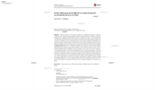 Factors influencing the livelihoods of ecological migrants in coal mined‑out areas in China